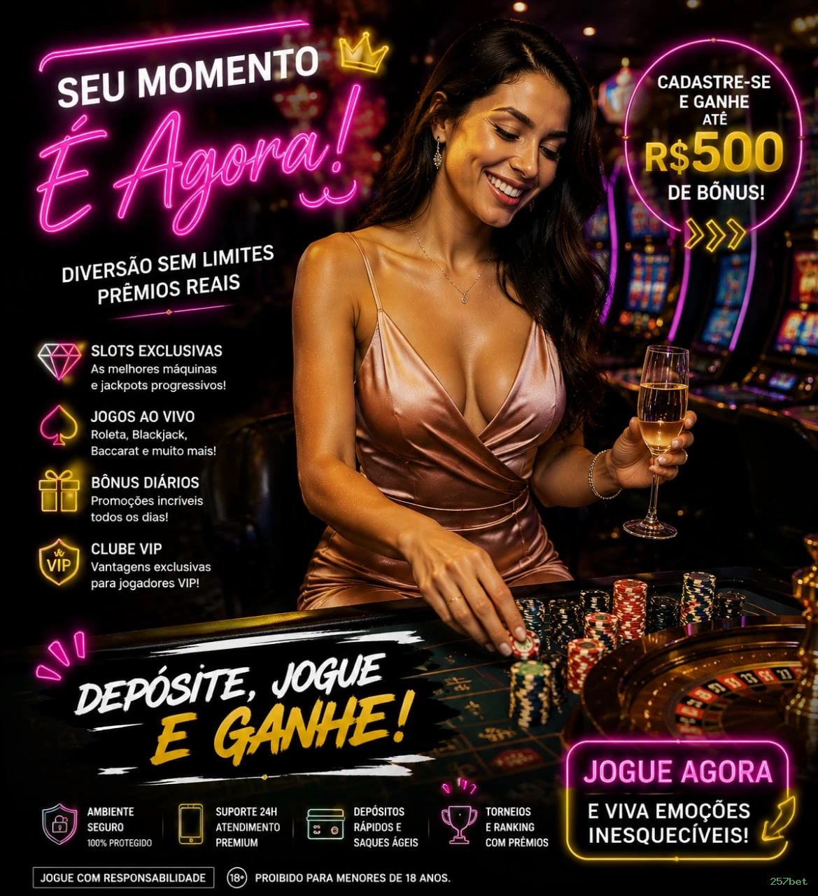Métodos de pagamento aceitos na 257bet